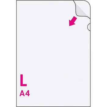 Obal zakládací A4 L matný 90 mikronů, 100 ks