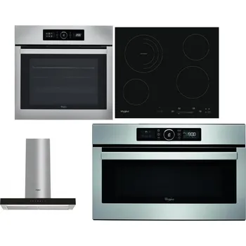 Set domácích spotřebičů WHIRLPOOL ABSOLUTE AKZ9 6230 IX + WHIRLPOOL AKT 8900 BA + WHIRLPOOL WHBS 62F LT K + WHIRLPOOL ABSOLUTE AMW 730 IX