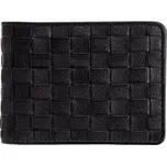 Visconti pánská peněženka z proplétané kůže černá