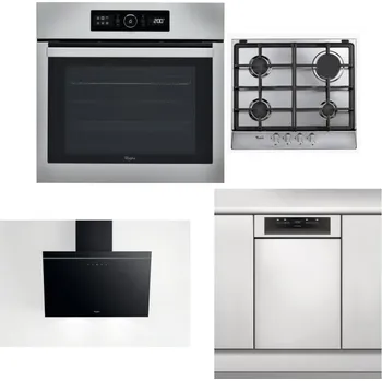 Set domácích spotřebičů WHIRLPOOL ABSOLUTE AKZ9 6230 IX + WHIRLPOOL AKR 351/IX + WHIRLPOOL AKR 62F LT K + WHIRLPOOL WSBO 3O34 PF X