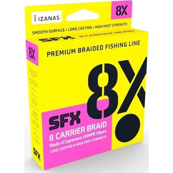 Pletená Šňůra Sufix SFX 8X Žlutá 135m 0,185mm 13kg