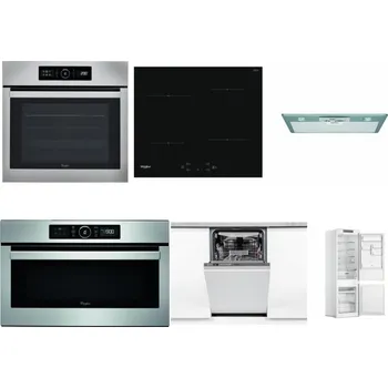 Set domácích spotřebičů WHIRLPOOL ABSOLUTE AKZ9 6230 IX + WHIRLPOOL WS Q2760 BF + WHIRLPOOL AKR 650/1 IX + WHIRLPOOL ABSOLUTE AMW 730 IX + WHIRLPOOL WSIO 3O34 PFE X + WHIRLPOOL WHC18 T311