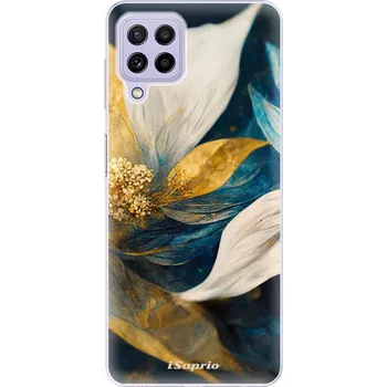 Pouzdro na mobilní telefon Odolné silikonové pouzdro iSaprio - Gold Petals - Samsung Galaxy A22