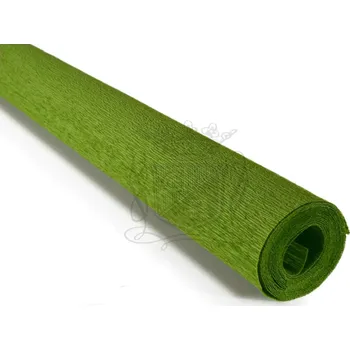 Krepový papír Cartotecnica Rossi Krepový papír role 90g (50 x 150cm) - Crocodile Green 367