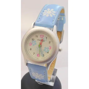 Hodinky Foibos Světle modré dětské hodinky Foibos CK1567.8 s barevnými motivy (Foibos Světle modré dětské hodinky Foibos CK1567.8 s barevnými motivy)