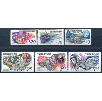 Poštovní známka Českosloveská pošta (1973) č. 2020 - 2025 ** - Československo - Výzkum vesmíru