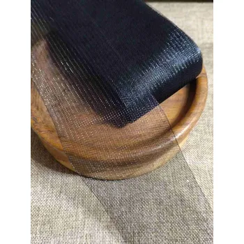 Stuha Modistická krinolína šíře 8 cm černá