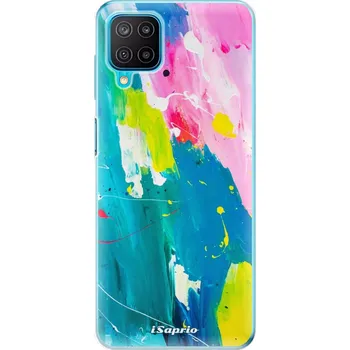 Pouzdro na mobilní telefon Odolné silikonové pouzdro iSaprio - Abstract Paint 04 - Samsung Galaxy M12