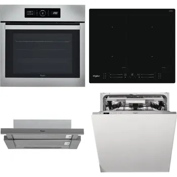 Set domácích spotřebičů WHIRLPOOL ABSOLUTE AKZ9 6230 IX + WHIRLPOOL WL S7260 NE + WHIRLPOOL AKR 749/1 IX + WHIRLPOOL WIO 3O540 PELG