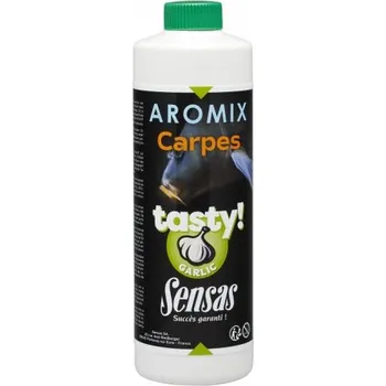 Návnadové aroma Sensas Aromix Carp Tasty Garlic 500ml