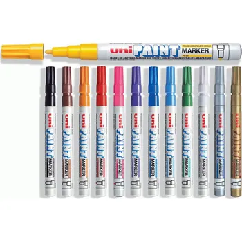 UNI PX-21 lakový popisovač, 0,8 - 1,2 mm Barva: světle modrý