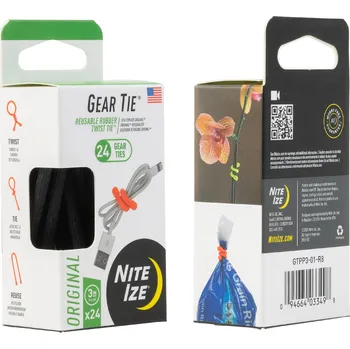 Vázací drát Vázací drát Nite Ize Gear Tie PROPACK velikost a barva: GT PROPACK 3" ČERNÁ
