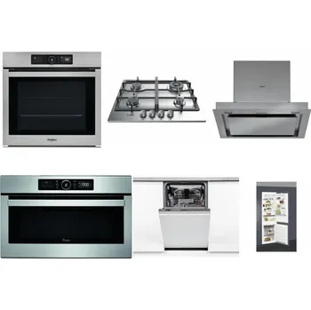 Set domácích spotřebičů WHIRLPOOL AKZ9 9480 IX + WHIRLPOOL TKRL 661 IX EU + WHIRLPOOL AKR 860 IX + WHIRLPOOL ABSOLUTE AMW 730 IX + WHIRLPOOL WSIO 3O34 PFE X + WHIRLPOOL ART 66112