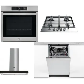 Set domácích spotřebičů WHIRLPOOL AKZ9 9480 IX + WHIRLPOOL TKRL 661 IX EU + WHIRLPOOL WHBS 62F LT K + WHIRLPOOL WSIO 3O34 PFE X
