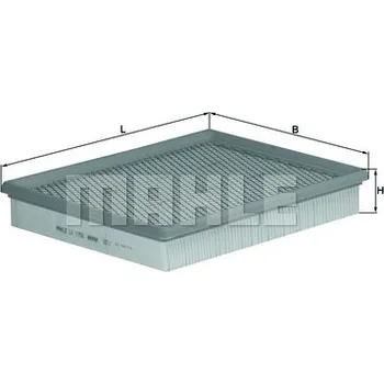 Vzduchový filtr Vzduchový filtr, , 04891176AA, 4891176AA, KNECHT, LX 1758