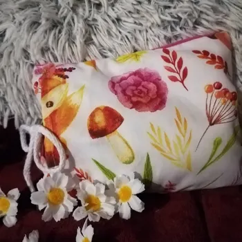 Polštář Pohankový nahřívací polštářek 16x20 cm s liškou