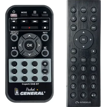 AMADEUS Coperti DAB BT - dálkový ovladač duplikát