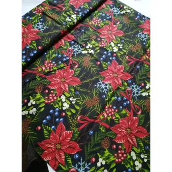 Vánoční dekorace Vánoční bavlněná látka vánoční hvězda