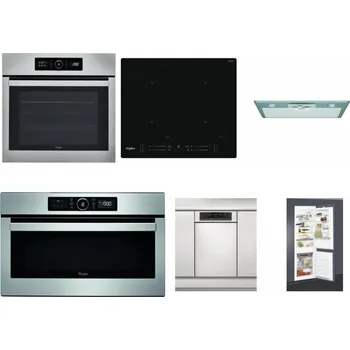 Set domácích spotřebičů WHIRLPOOL ABSOLUTE AKZ9 6230 IX + WHIRLPOOL WL S7260 NE + WHIRLPOOL AKR 650/1 IX + WHIRLPOOL ABSOLUTE AMW 730 IX + WHIRLPOOL WSBO 3O34 PF X + WHIRLPOOL ART 65031