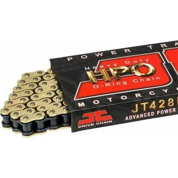 Řetězová sada pro motocykl Moto řetěz JT Chain HPO Yamaha TZR 125 1988 - 1993 O-Kroužek zlatý