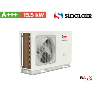 Tepelné čerpadlo Sinclair S-therm Ontario 15,5 kW 3fázové monoblokové tepelné čerpadlo