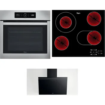 Set domácích spotřebičů WHIRLPOOL ABSOLUTE AKZ9 6230 IX + WHIRLPOOL AKT 8190/BA + WHIRLPOOL AKR 62F LT K