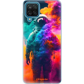 Pouzdro na mobilní telefon Odolné silikonové pouzdro iSaprio - Astronaut in Colors - Samsung Galaxy A12