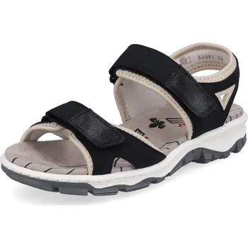 Dámské sandále DÁMSKÉ SANDÁLY RIEKER 68891-14 MODRÁ Barva: MODRÁ, Velikost: 41