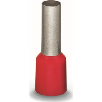 kabelová chránička WAGO Dutinka 216-209 10 mm2 / AWG 8; s plastovým límcem; červená 216-209