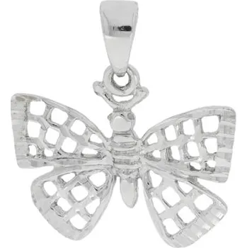 Přívěsek Zlatý motýl z bílého zlata