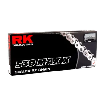 Řetězová sada pro motocykl Moto řetěz RK MAX-X Kawasaki ZRX 1200 2001 - 2004 RX-Kroužek černý