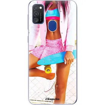 Pouzdro na mobilní telefon Odolné silikonové pouzdro iSaprio - Skate girl 01 - Samsung Galaxy M21