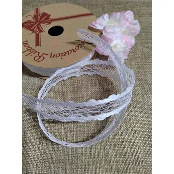 Stuha Stuha pavučinka šíře 25 mm bílá