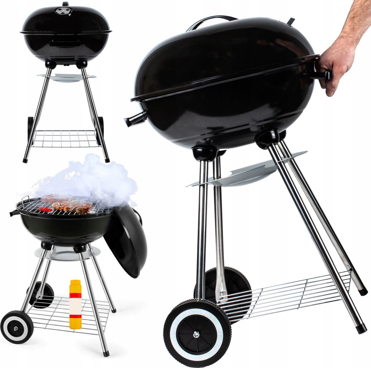 Gril Curron na dřevěné uhlí - MagicKugel GM6000