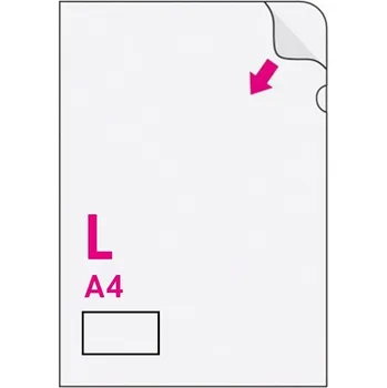 Obal zakládací A4 L lesklý s kapsičkou, 10 ks