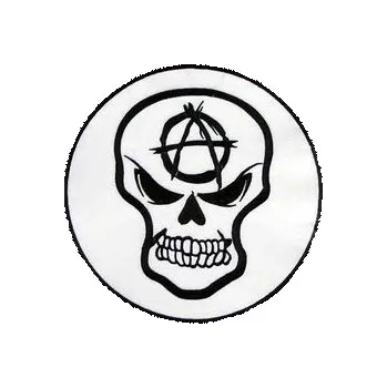 Nášivka Nášivka velká - Lebka anarchy černá