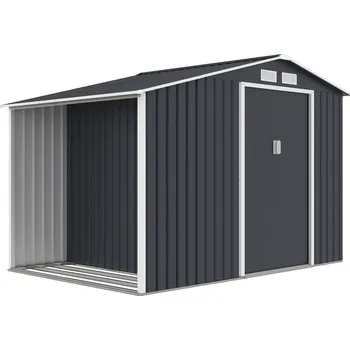 Zahradní domek Rojaplast Luke A-2 2,78 x 1,91 m tmavě šedý