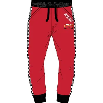 Dětské tepláky Auta červené 98-128 cm 128