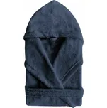 Froté župan s kapucí Sorema New Plus 400 gsm denim (modrá) Barva: Modrá - Dark Denim - Ribbon, Velikost: M