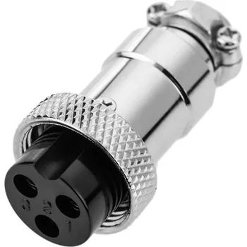 Vývojová deska Konektor 12 mm GX12 - 3 piny - Samice