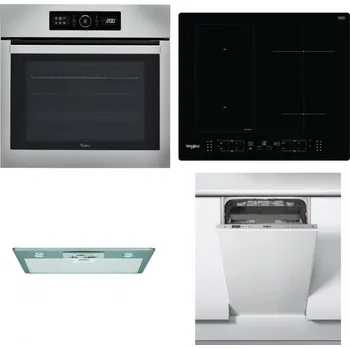 Set domácích spotřebičů WHIRLPOOL ABSOLUTE AKZ9 6230 IX + WHIRLPOOL WL B8160 NE + WHIRLPOOL AKR 650/1 IX + WHIRLPOOL WSIC 3M27 C