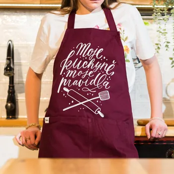 Kuchyňská zástěra Chaukiss Zástěra "Moje kuchyně, moje pravidla"