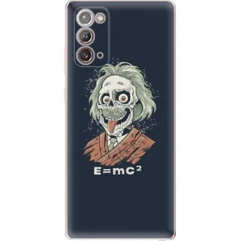 Pouzdro na mobilní telefon Odolné silikonové pouzdro iSaprio - Einstein 01 - Samsung Galaxy Note 20