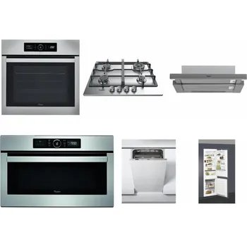 Set domácích spotřebičů WHIRLPOOL ABSOLUTE AKZ9 6230 IX + WHIRLPOOL TKRL 661 IX EU + WHIRLPOOL AKR 749/1 IX + WHIRLPOOL ABSOLUTE AMW 730 IX + WHIRLPOOL WSIC 3M27 C + WHIRLPOOL ART 66112