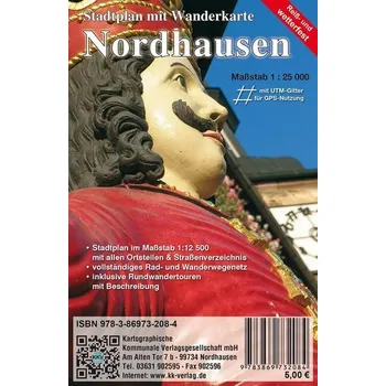 Nordhausen 1:12 500 - Kartographische Kommunale Verlagsgesellschaft mbH