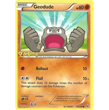 Karetní hra Geodude 045/106 - Flashfire Typ karty: Non-Holo