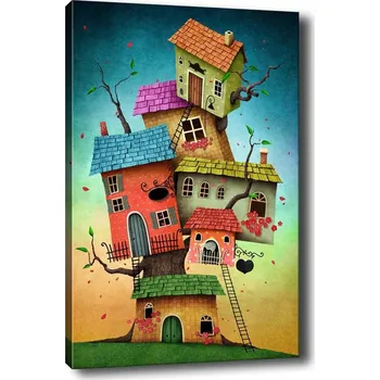 Obraz Obraz na plátně Surreal treehouse 50x70 cm