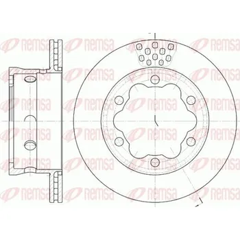 Brzdový kotouč Brzdový kotouč REMSA 6623.10