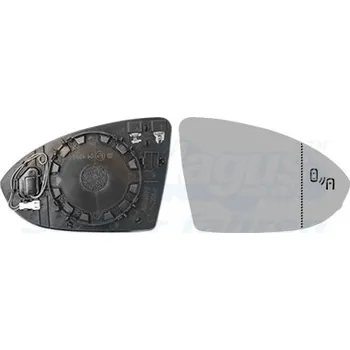 Auto zrcátko Sklo pro zpětné zrcátko VAN WEZEL 5775836