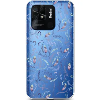 Pouzdro na mobilní telefon Kryt Xiaomi Redmi 10C Peříčka 2 (obal neboli pouzdro na Xiaomi Redmi 10C)